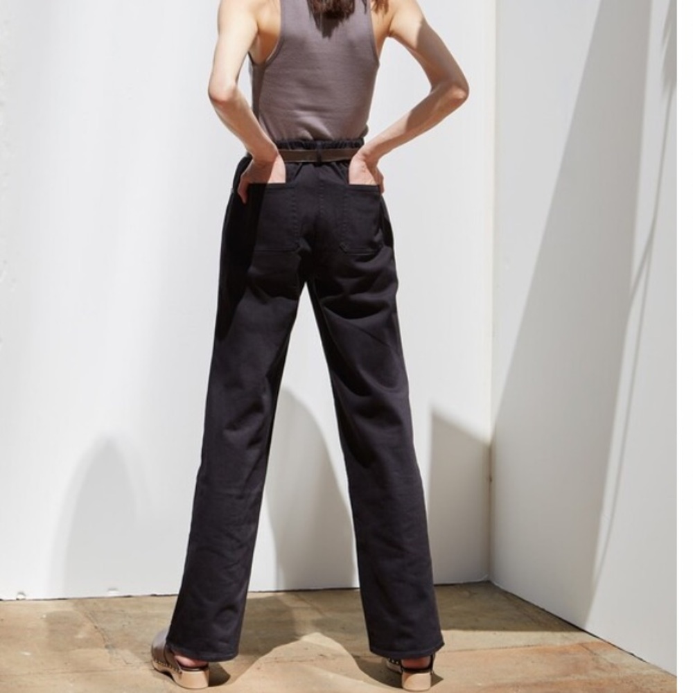Thakoon Black High Waisted Denim Pant, NWT, 2 - Picture 1 of 11